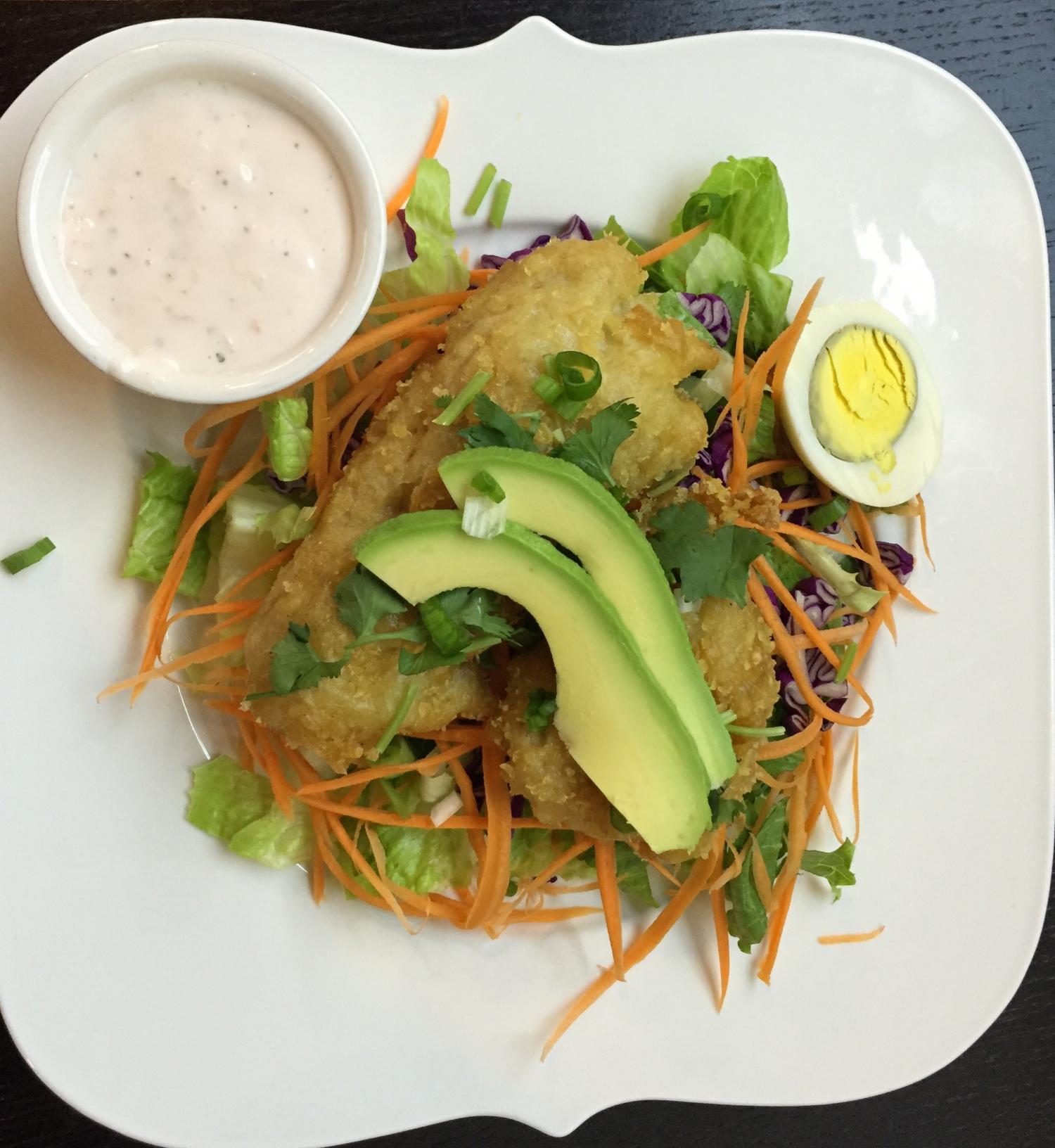 Tempura Fish Salad